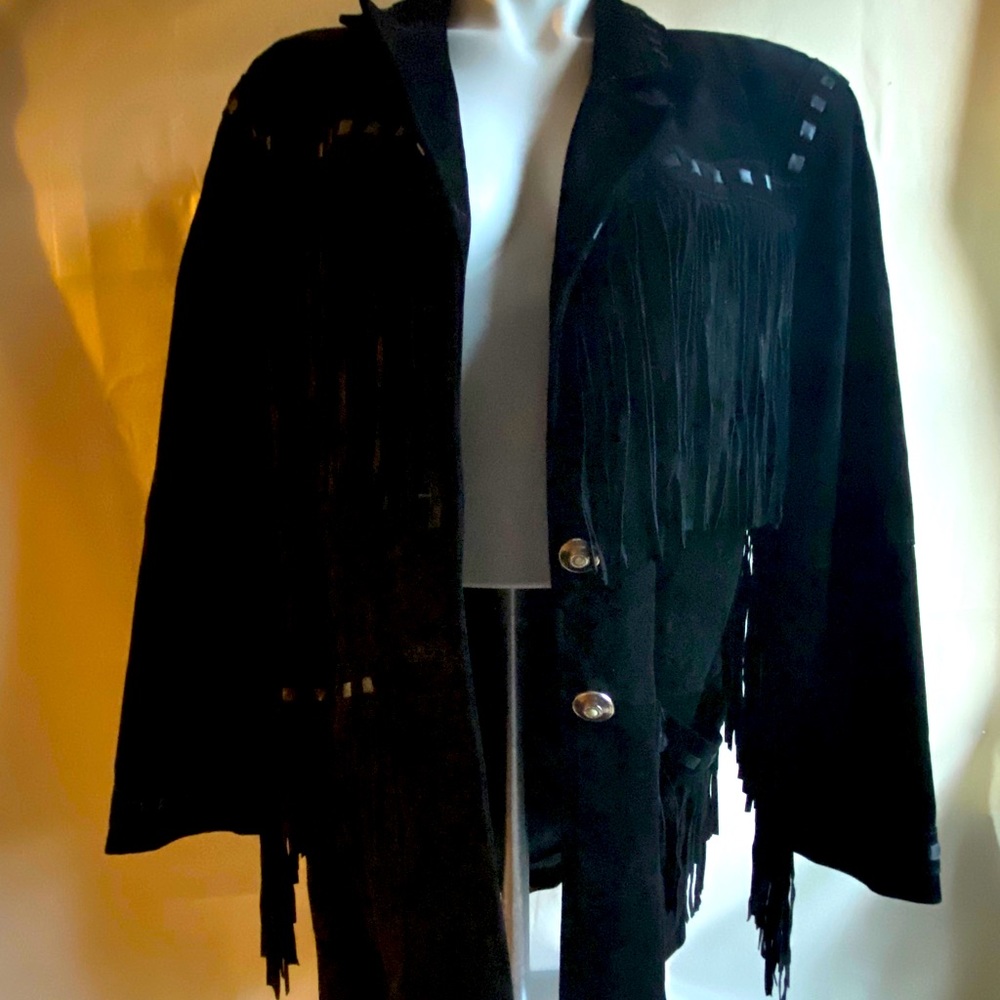 Lillie Rubin Vintage rare suede fringe jacket